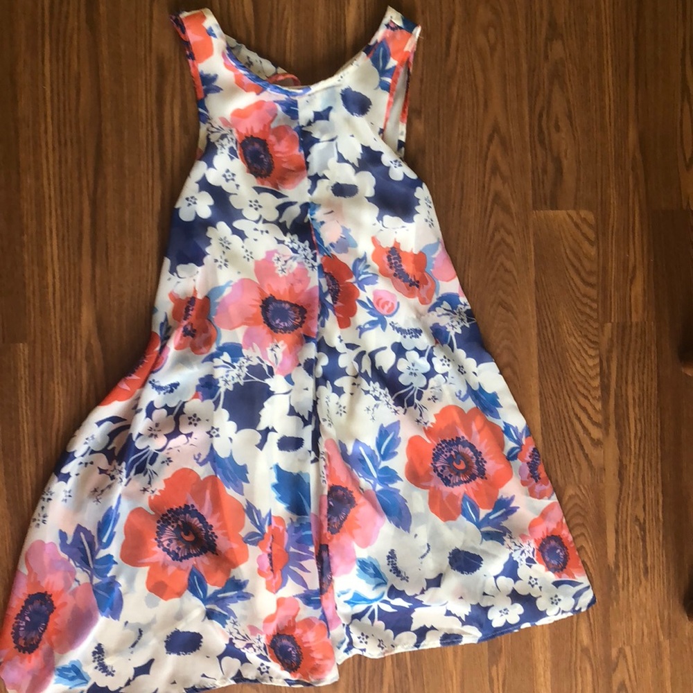 Knee length floral dress